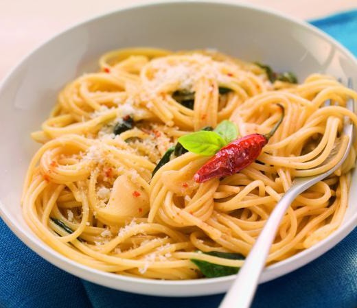 Spaghetti mit Gorgonzolasauce
