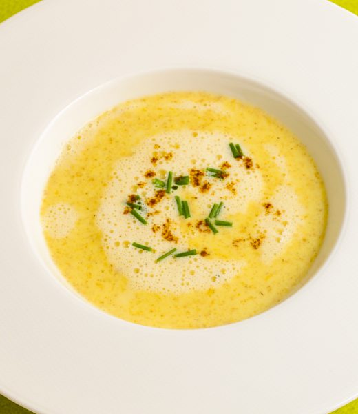 Käsesuppe mit Prosecco